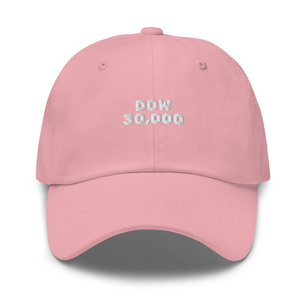Dow 30,000 Hat - Dad Style - Tremendously Bullish Dow 30K Hat!