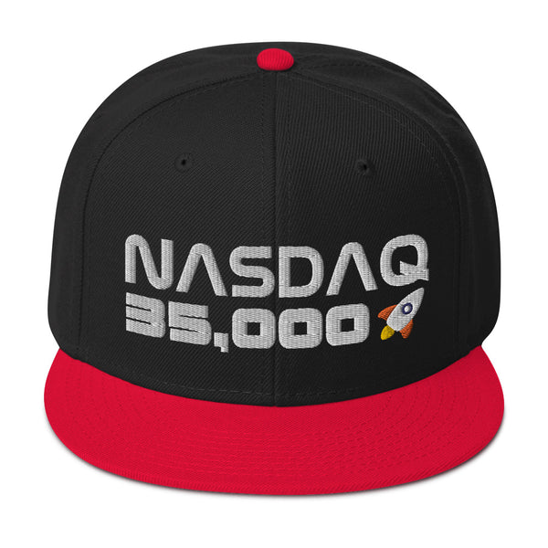 NASDAQ 35,000 Hat - Tremendous NASDAQ Rocket Ship Ride Cap from 9K to 10K and Beyond to 35K!