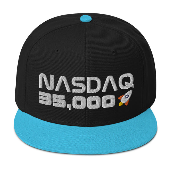 NASDAQ 35,000 Hat - Tremendous NASDAQ Rocket Ship Ride Cap from 9K to 10K and Beyond to 35K!