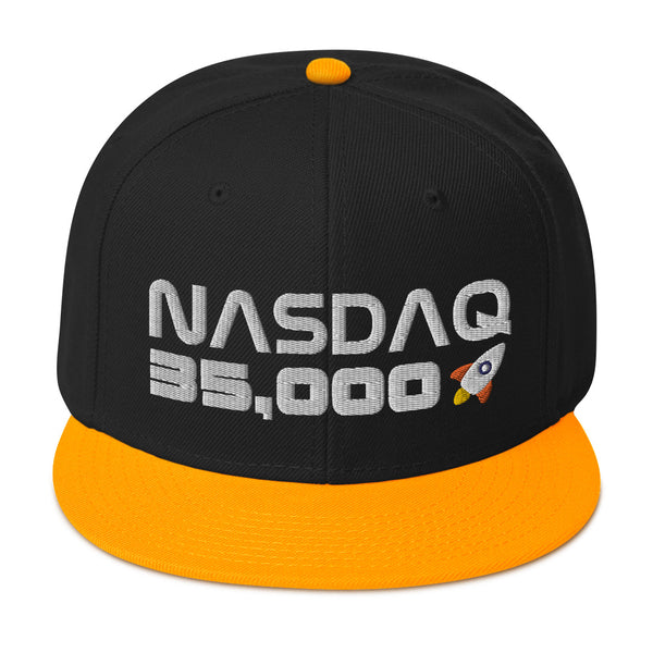 NASDAQ 35,000 Hat - Tremendous NASDAQ Rocket Ship Ride Cap from 9K to 10K and Beyond to 35K!